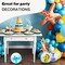 Summer 3D Beach Balls - 4 Pack 13" Inflatable Pool Toys, Flamingo, Mermaid, Shark, Sea Horse Unique Pool Ball, Ocean Under The Sea Party Decorations for Kids Toddlers Adult